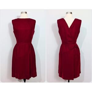 R&K Originals Red Velvet 50s Dress